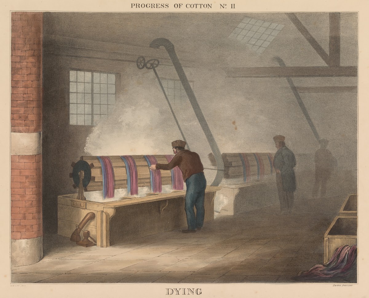Progress Of Cotton 11  Dying 1840