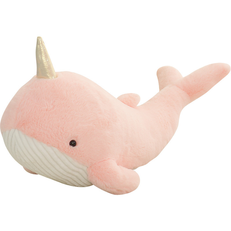 Plush whale and shark pillow, different sizes