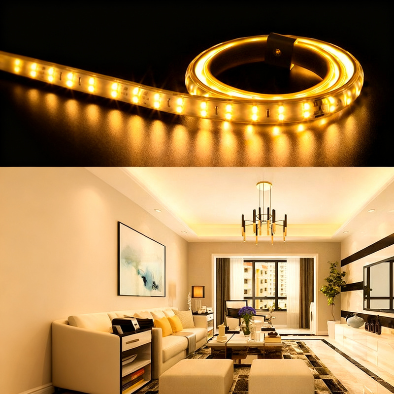 LED strips for ceiling installation, cuttable