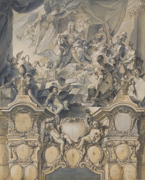 The Arts and Powers Pay Homage to Emperor Charles VI 1732