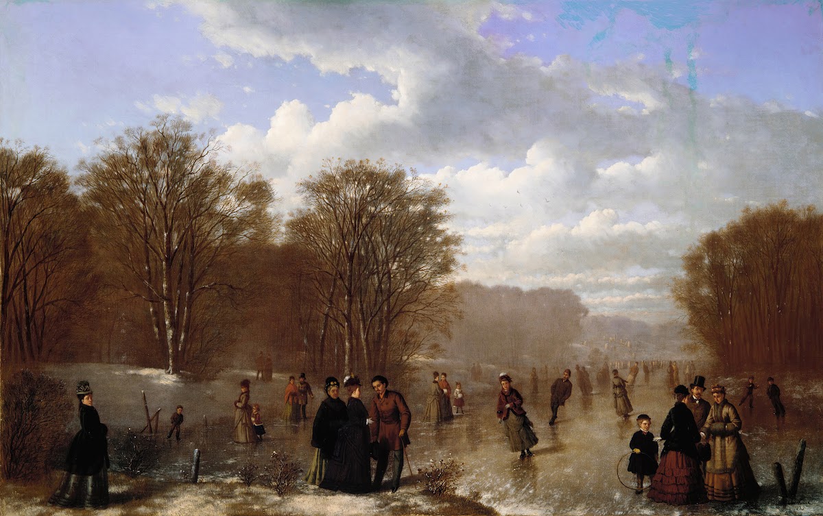 Skating on the Wissahickon 1875