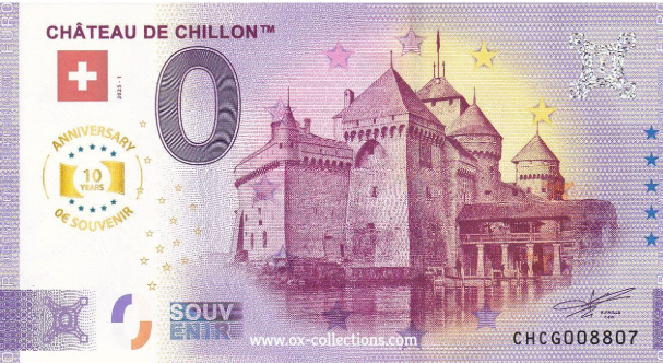 Billet 0€ CHÂTEAU DE CHILLON