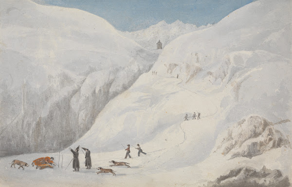 Mt St Bernard Switzerland 1816