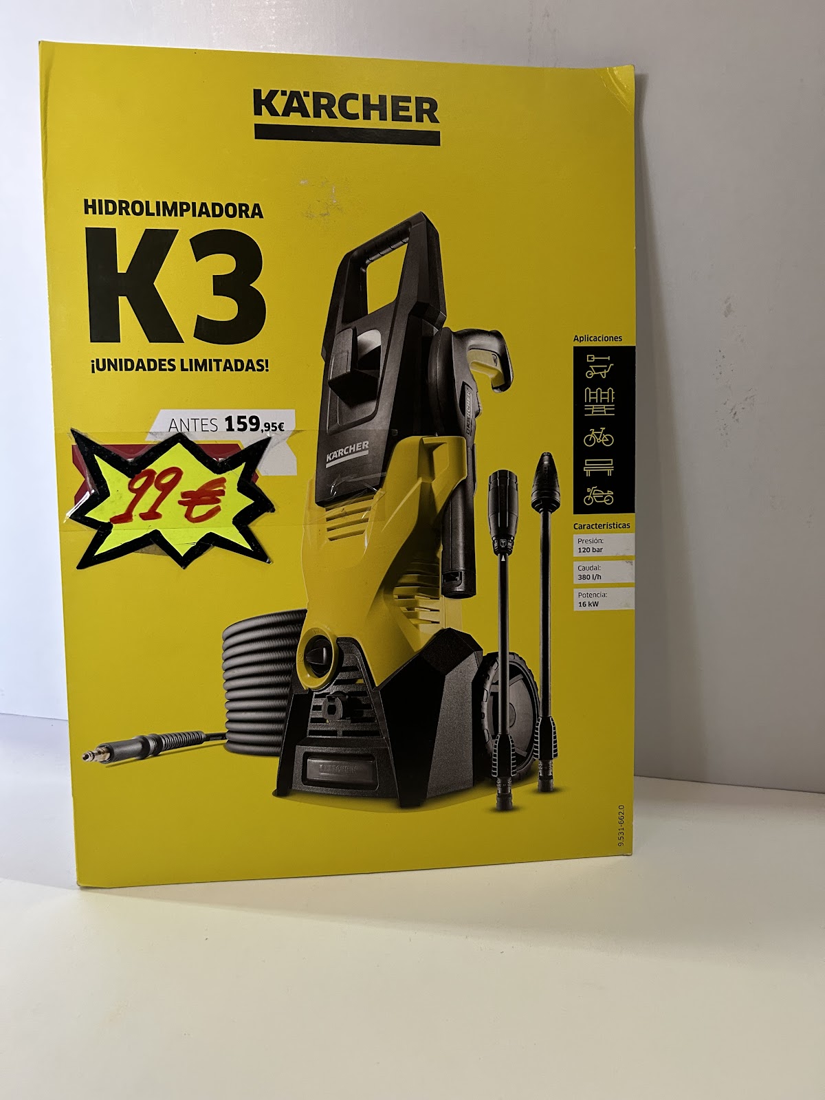  Hidrolimpiadora eléctrica Karcher K3