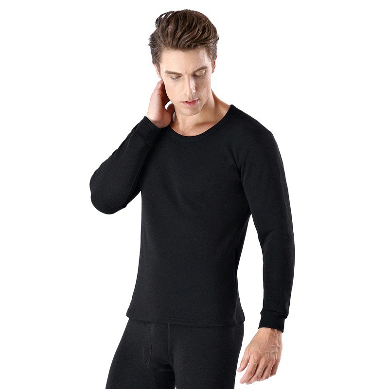 Men's Thermal Set, insulated, crew neck or stand-up collar