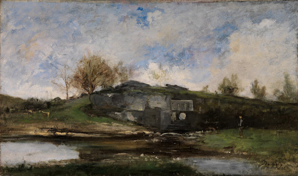 Schleuse im Tal von Optevoz 1854