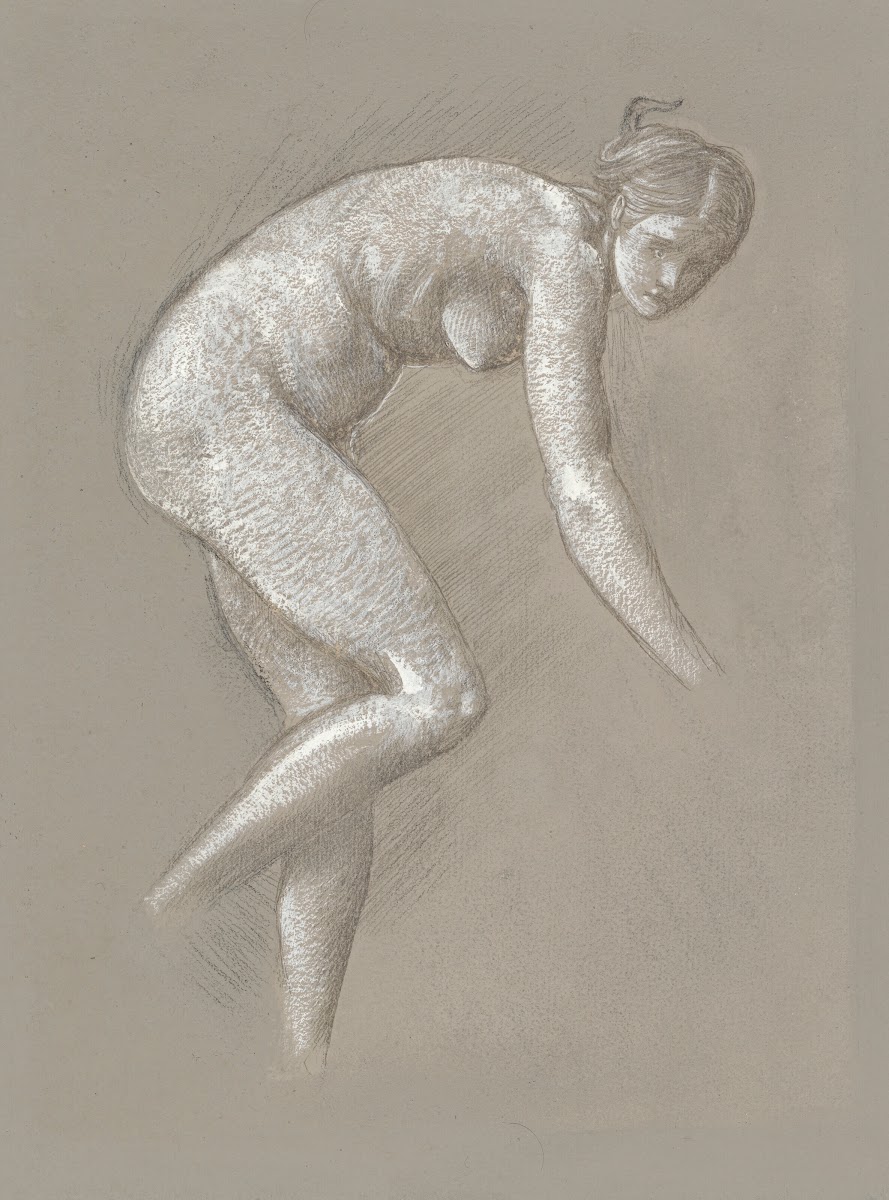 Female nude study