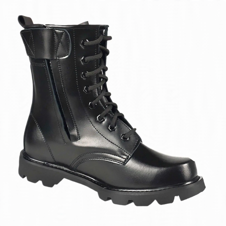 Sturdy men's work boots with high shaft