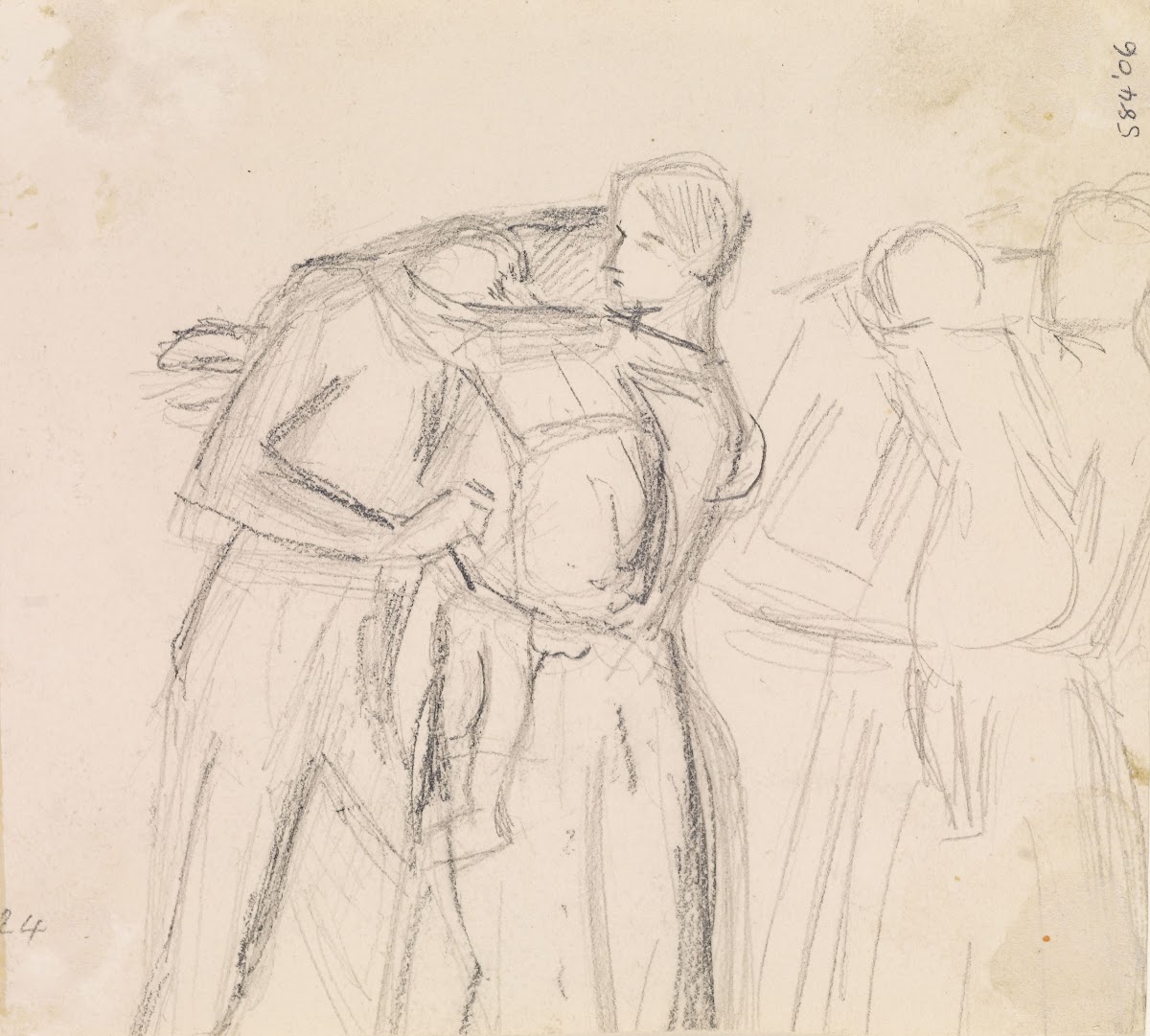 The Proscribed Royalist 1651  Puritan Girl visiting Cavalier Lover 1852