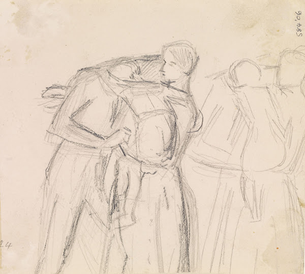 The Proscribed Royalist 1651  Puritan Girl visiting Cavalier Lover 1852