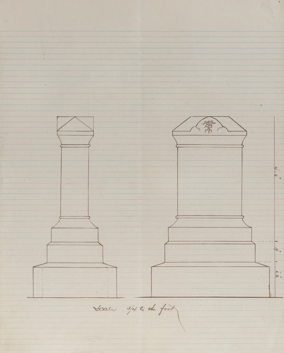 Grave Monument Design Two elevations 184080