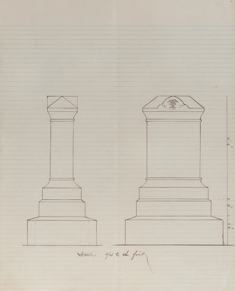 Grave Monument Design Two elevations 184080