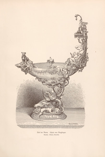 Das Bad der Diana Schale von Dinglinger 1888