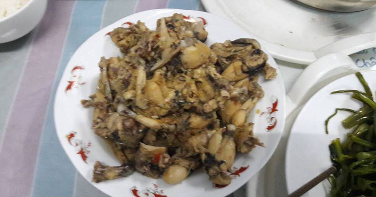 Ếch xào sả ớt