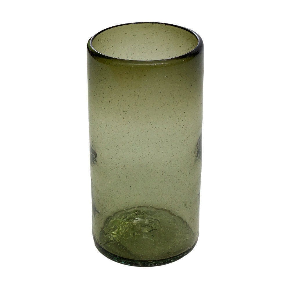 Vaso alto de vidrio AC Palma™ color verde olivo