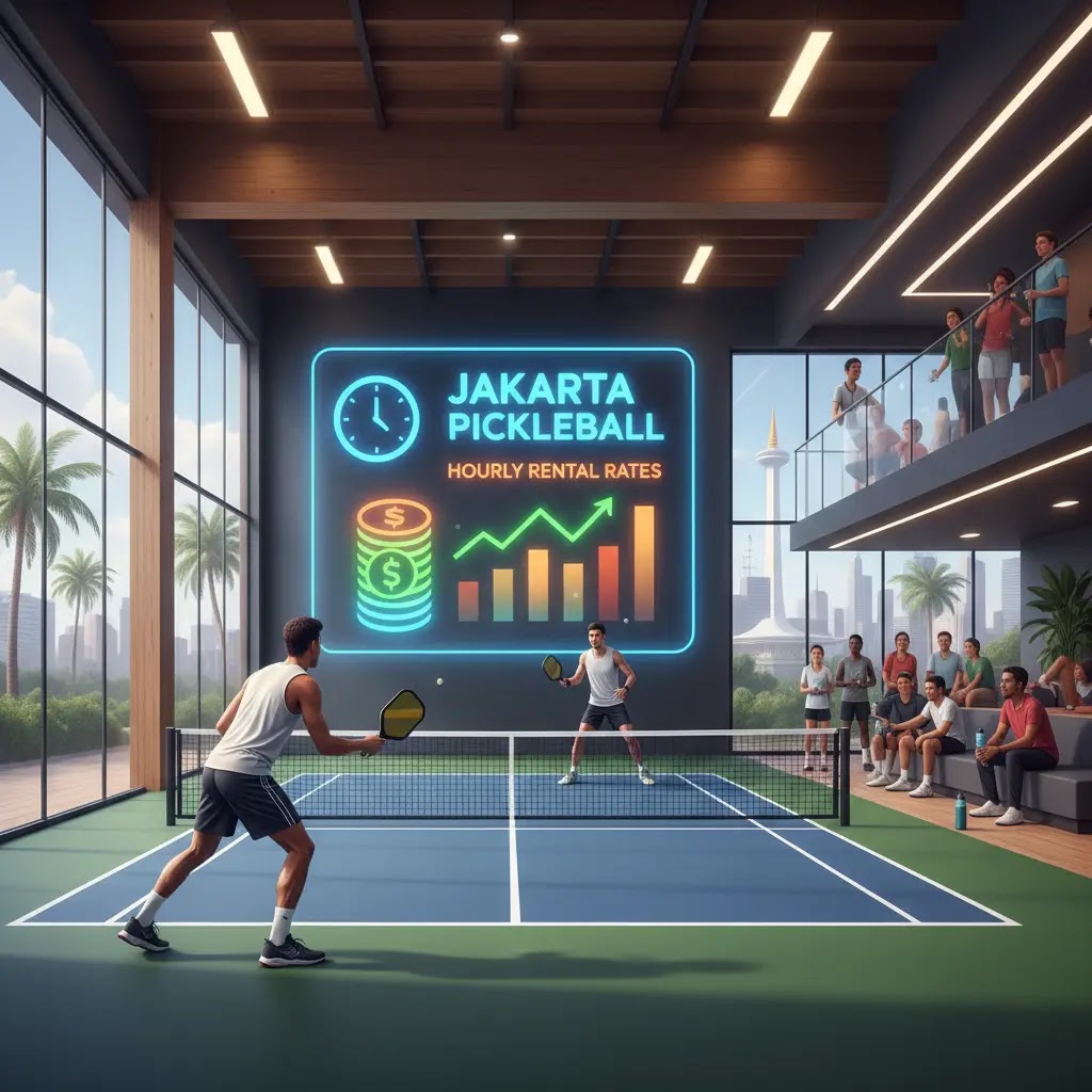 harga sewa lapangan pickleball Jakarta per jam