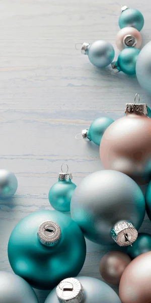 Christmas Ornaments Full HD iPhone Wallpaper Background