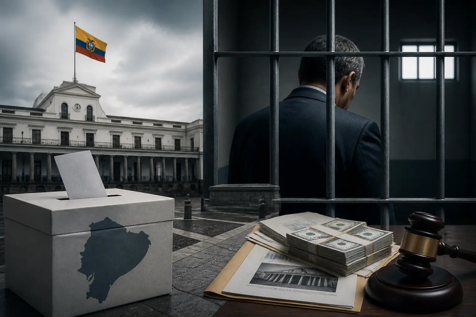 Editorial image for Former Ecuadorian president sentenced to five years in prison for corruption