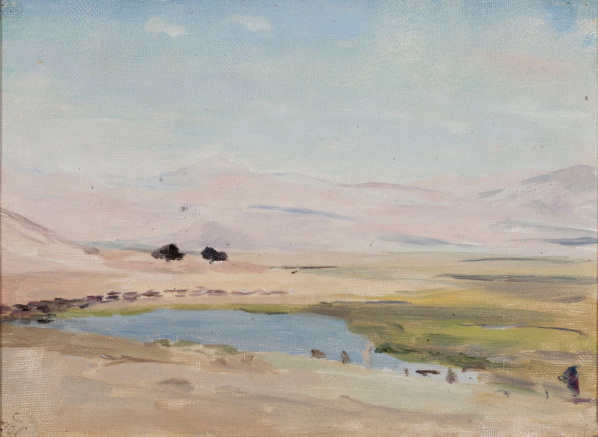 Desert near the Dead Sea From the journey to Palestine 1901