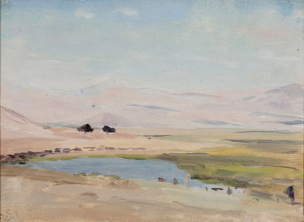 Desert near the Dead Sea From the journey to Palestine 1901