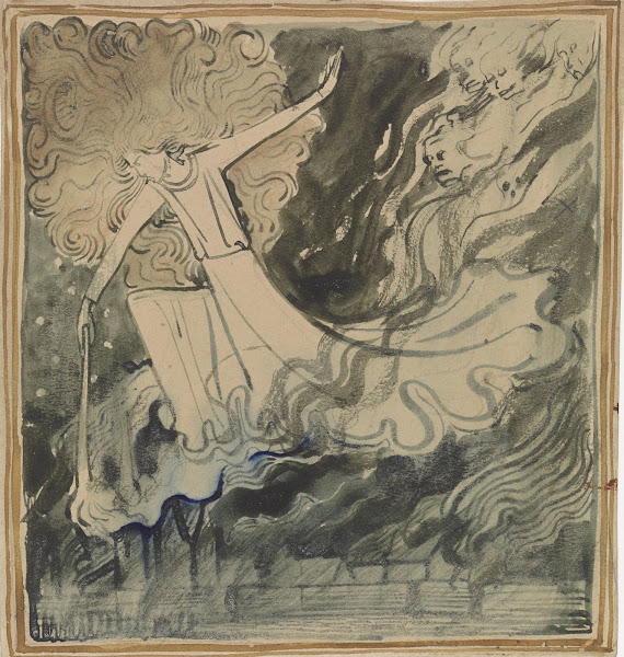 Ontwerp voor het titelblad van De Gijsbrecht van Aemstel c 1893