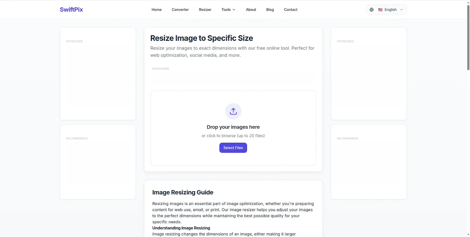 Reduce image size without losing quality - SwiftPix free browser image compressor 2026