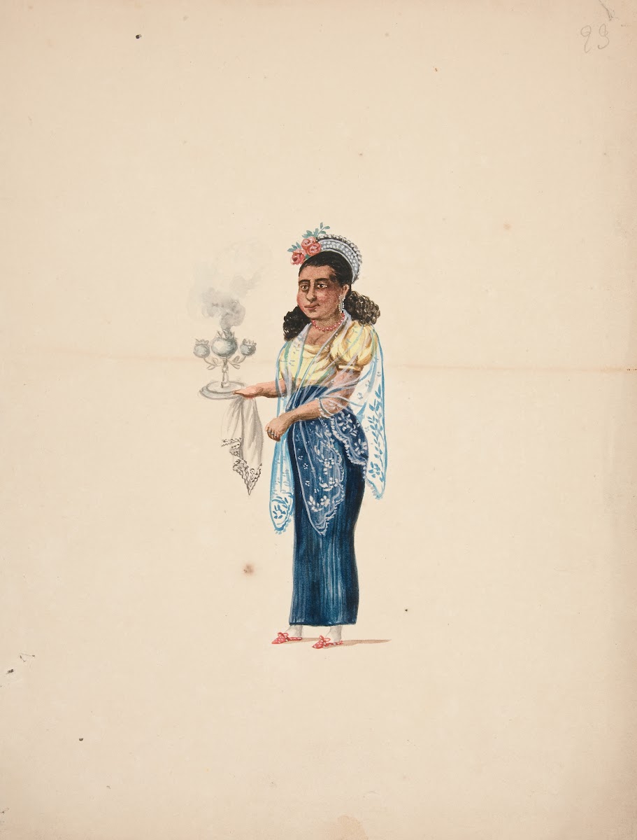 Woman with a Candelabra ca1850