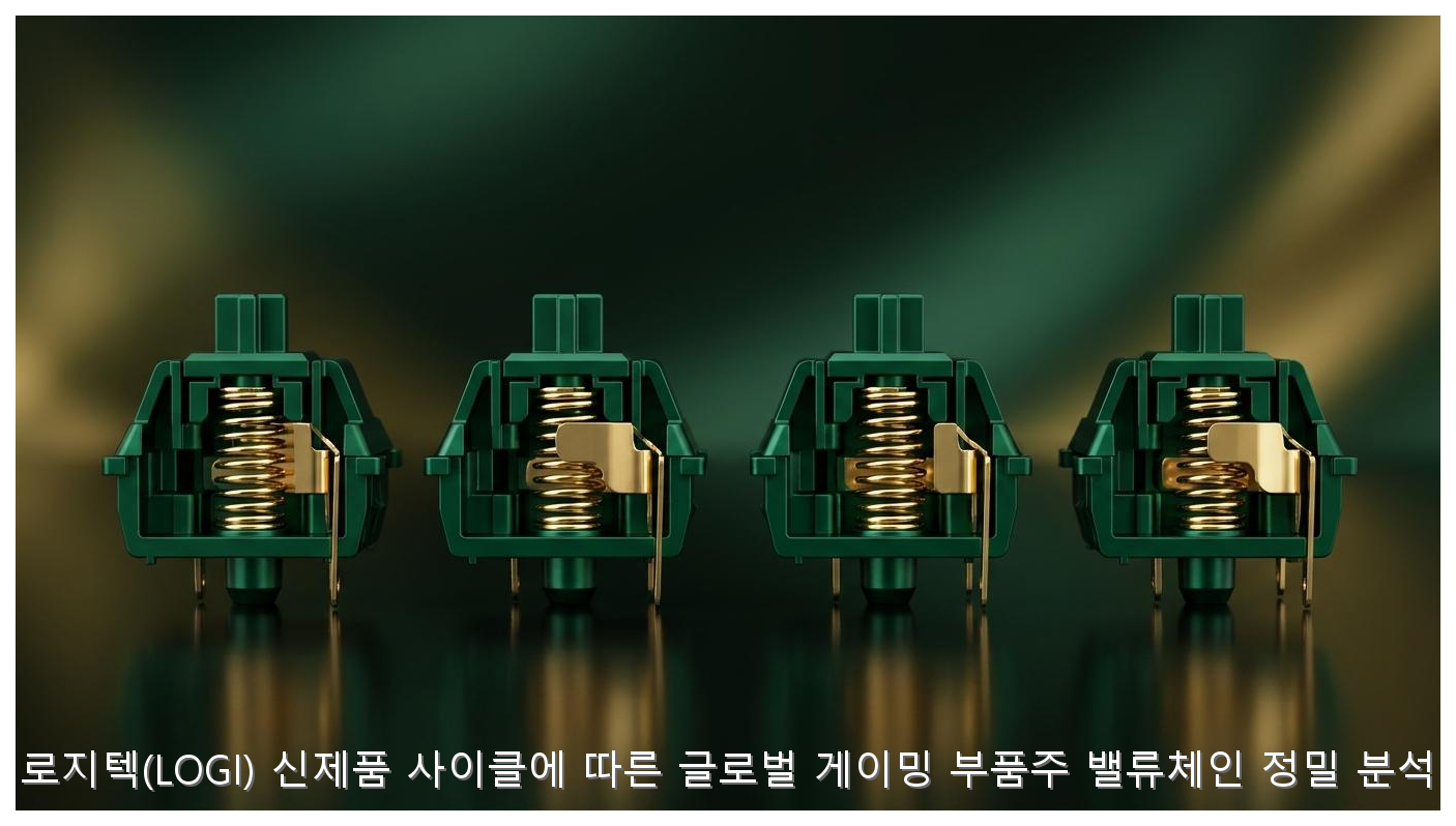 로지텍(LOGI) 신제품 사이클에 따른 글로벌 게이밍 부품주 밸류체인 정밀 분석 핵심 안내 및 분석 인포그래픽 (6)