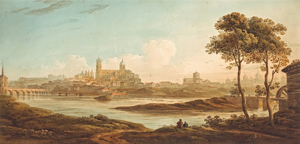 City on a river 1820s