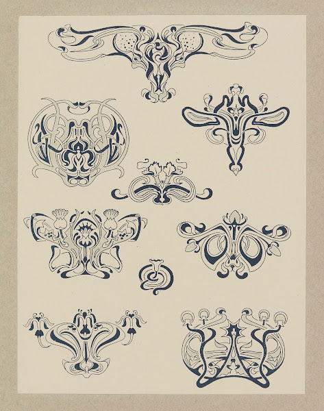 Compositions ornementales pour le cuir et la pyrogravure Pl23 1904