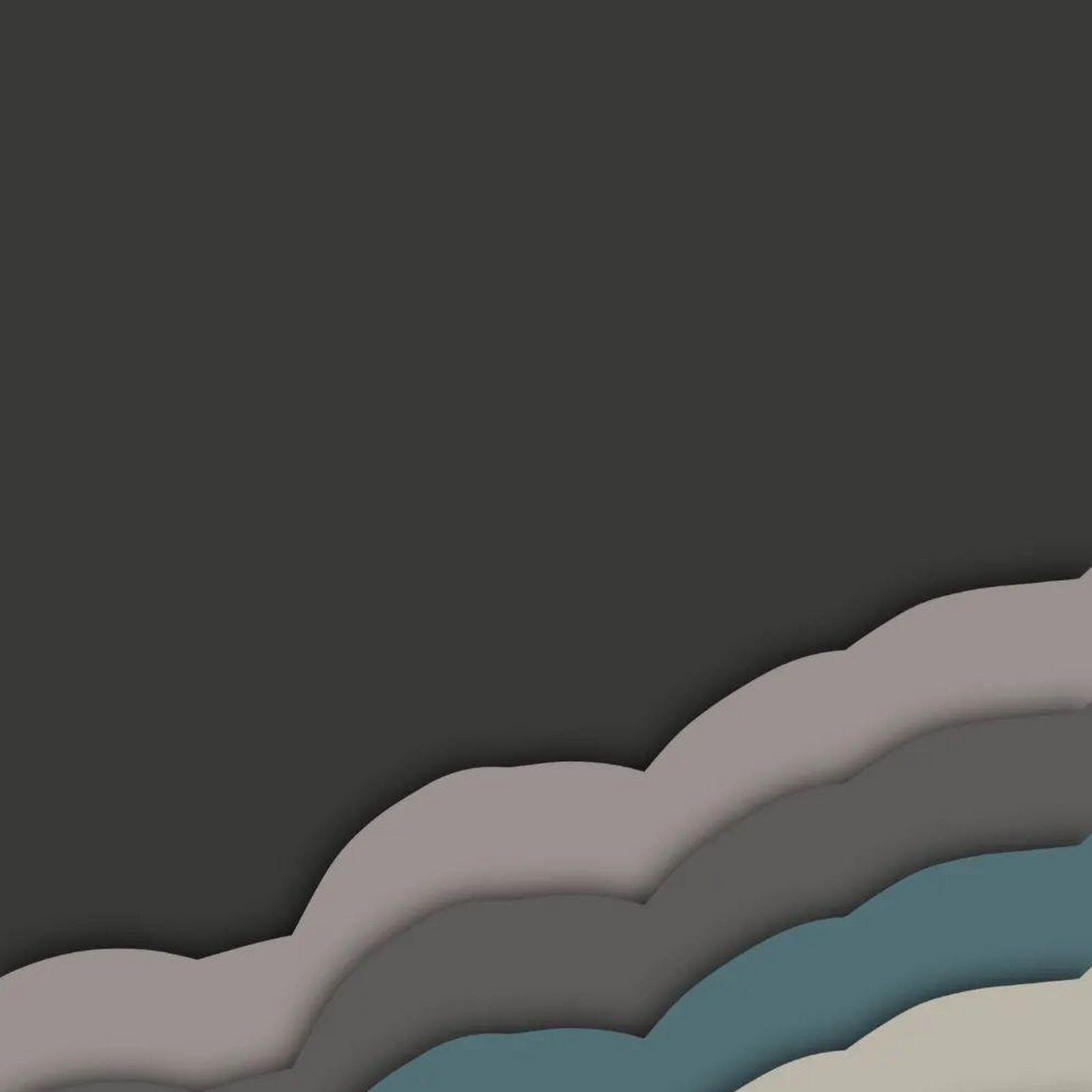 Download Abstract Minimalist Layered Wave Wallpaper iPhone