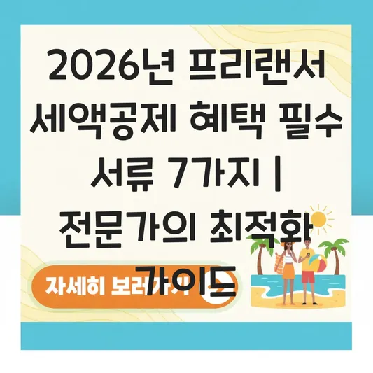 프리랜서가 연말정산 세액공제 혜택받기 위한 필수 증빙 서류 및 준비물 대표 이미지