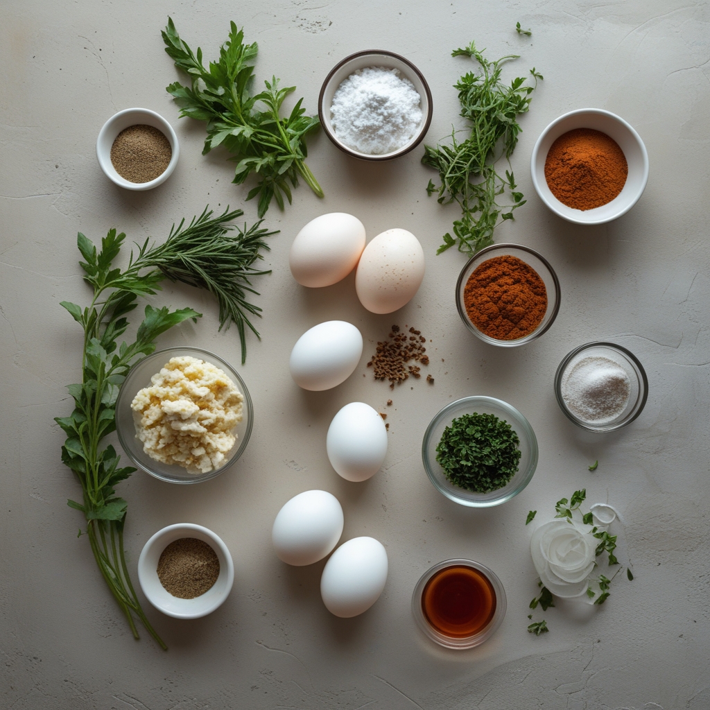 Ingredients for Baked Feta Eggs Recipe – Easy Homemade Comfort Breakfast