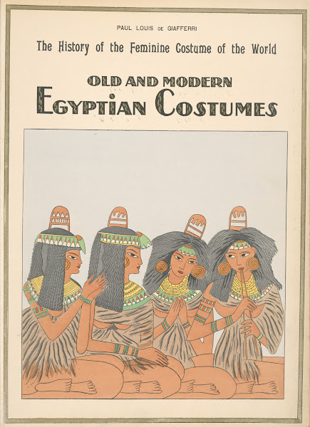 Old and modern Egyptian costumes 1926 1927