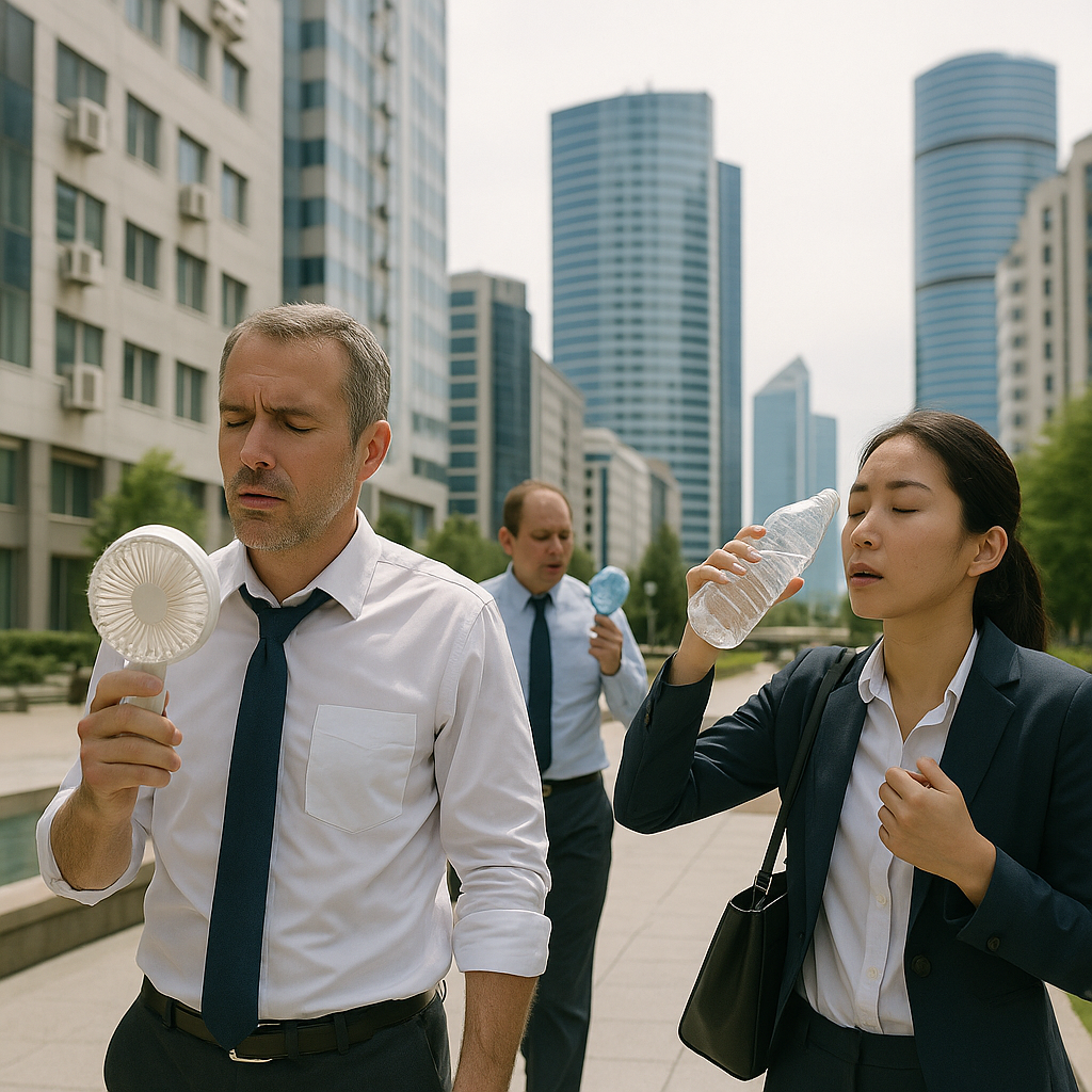 Impacto del récord de calor en Astaná: Desafíos para la gestión urbana y empresarial