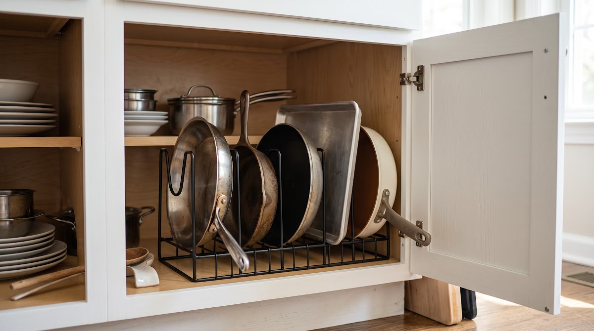 Best Pan Racks for Kitchen Cabinets (2026) - BEST BUDGET — IN CONTEXT