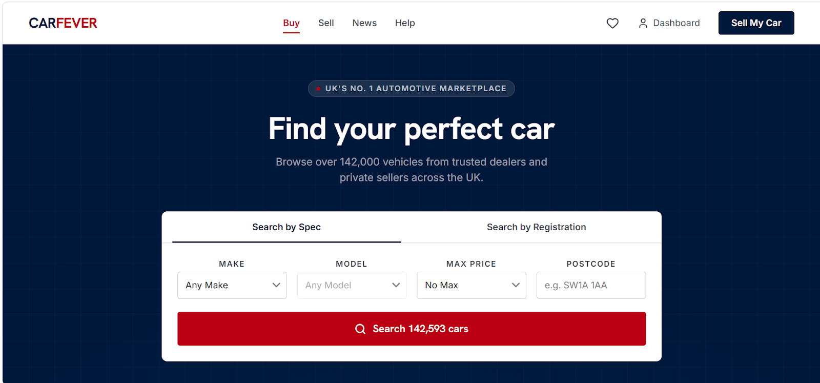 CarFever SERN Website