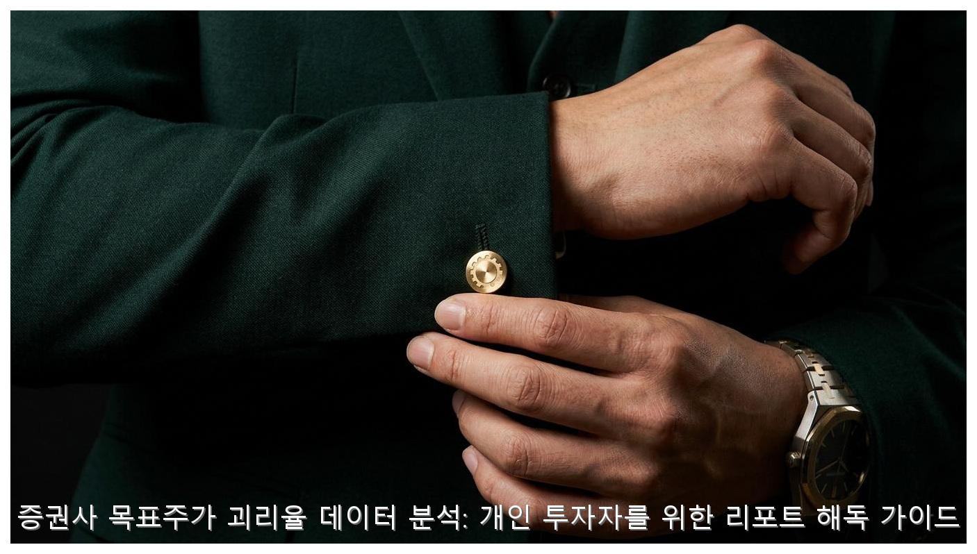 증권사 목표주가 괴리율 데이터 분석: 개인 투자자를 위한 리포트 해독 가이드 핵심 안내 및 분석 인포그래픽 (6)