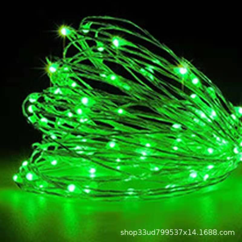 LED-Lichterkette mit Knopfzellenbatterie, 1–3 m