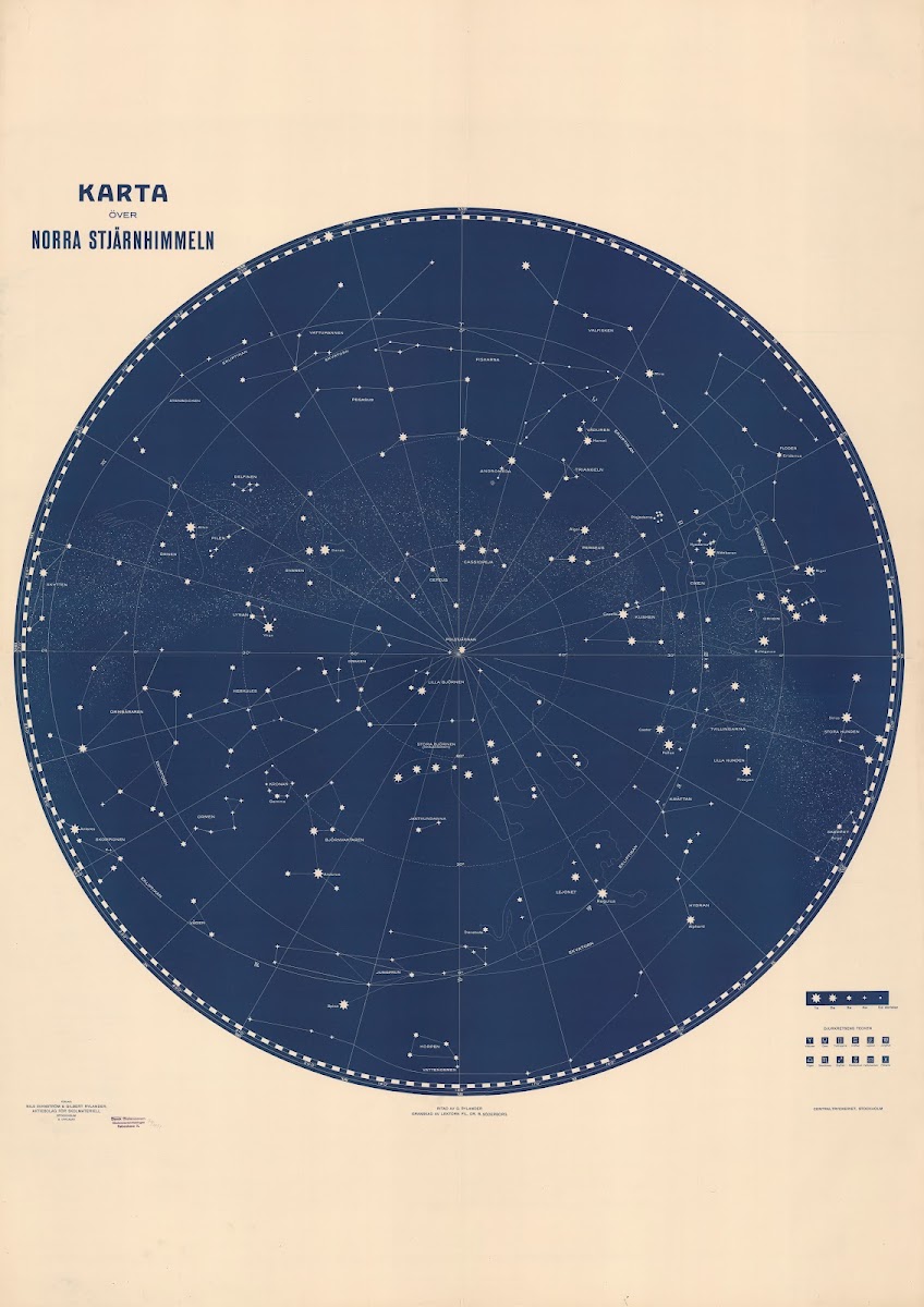 The northern starry sky 1931