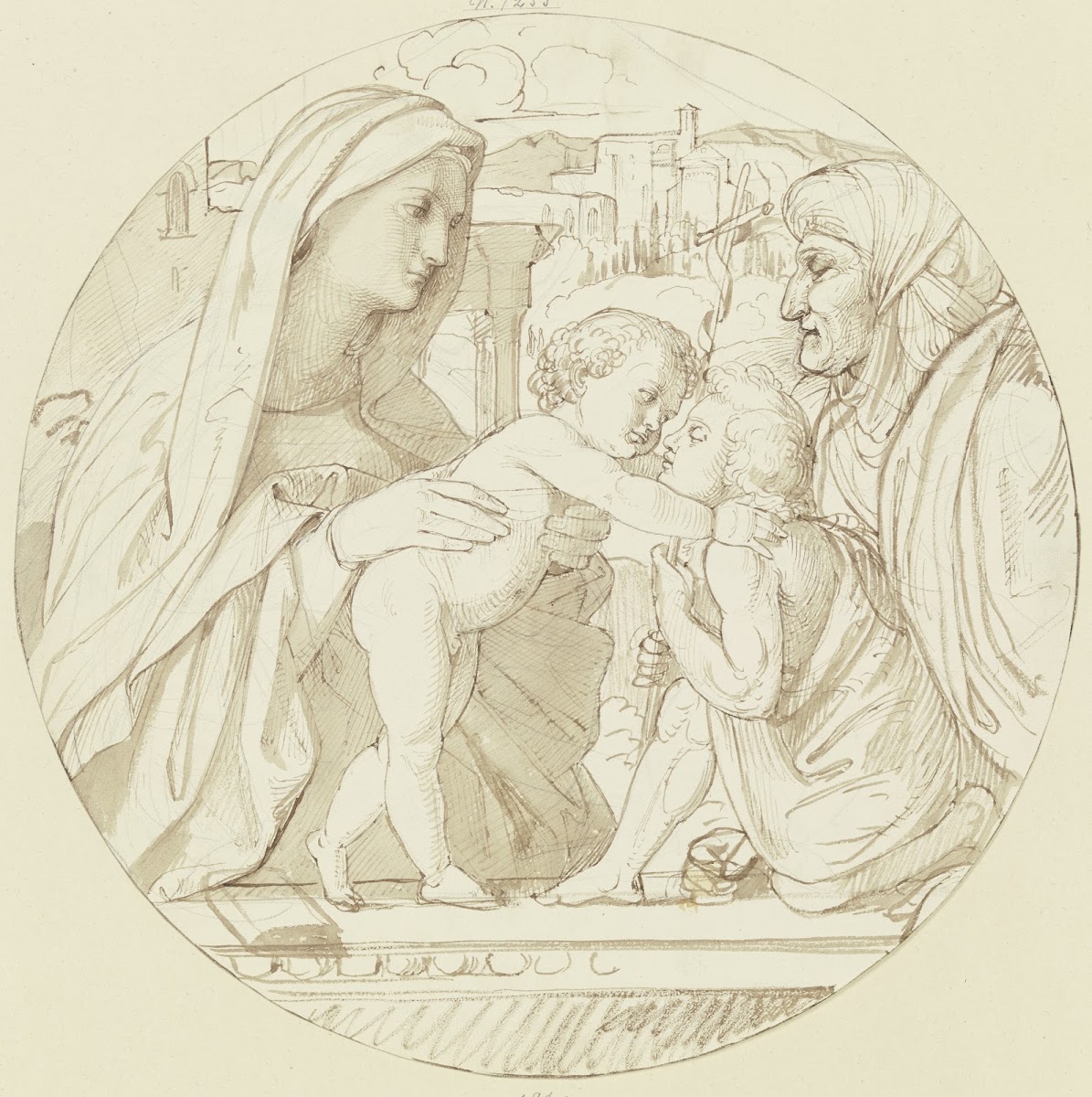 Madonna mit Elisabeth und dem kleinen Johannes 1840