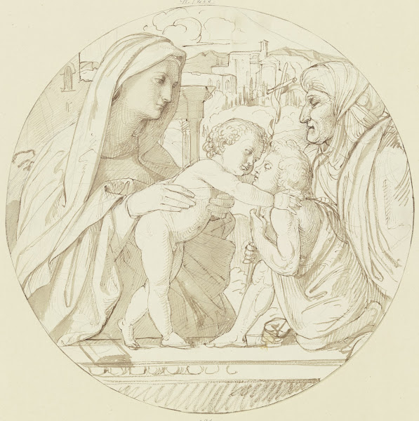 Madonna mit Elisabeth und dem kleinen Johannes 1840