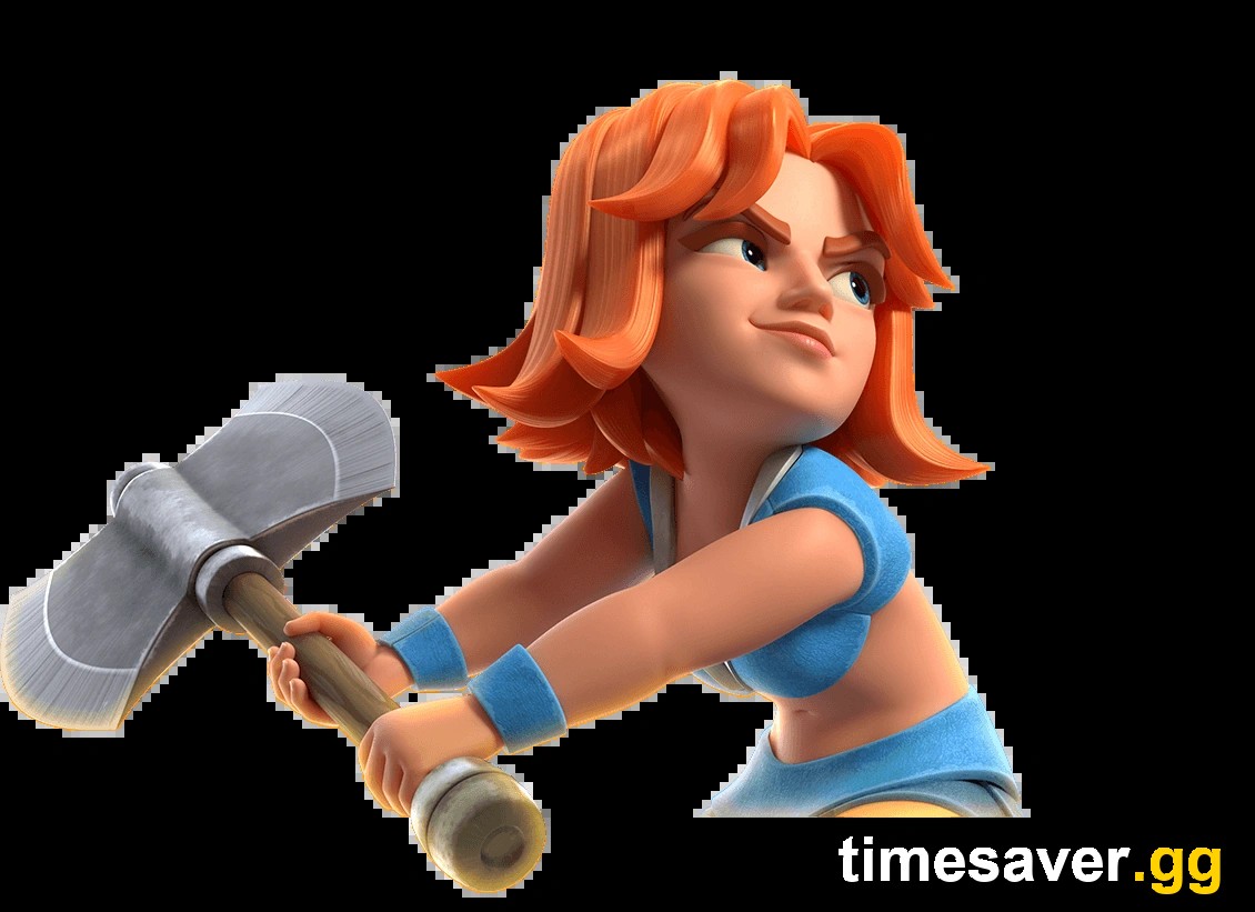 Clash Royale Valkyrie card, the splash defender at the core of the Arena 13 cycle deck