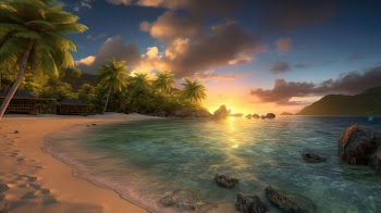 Tropical Beach Wallpaper