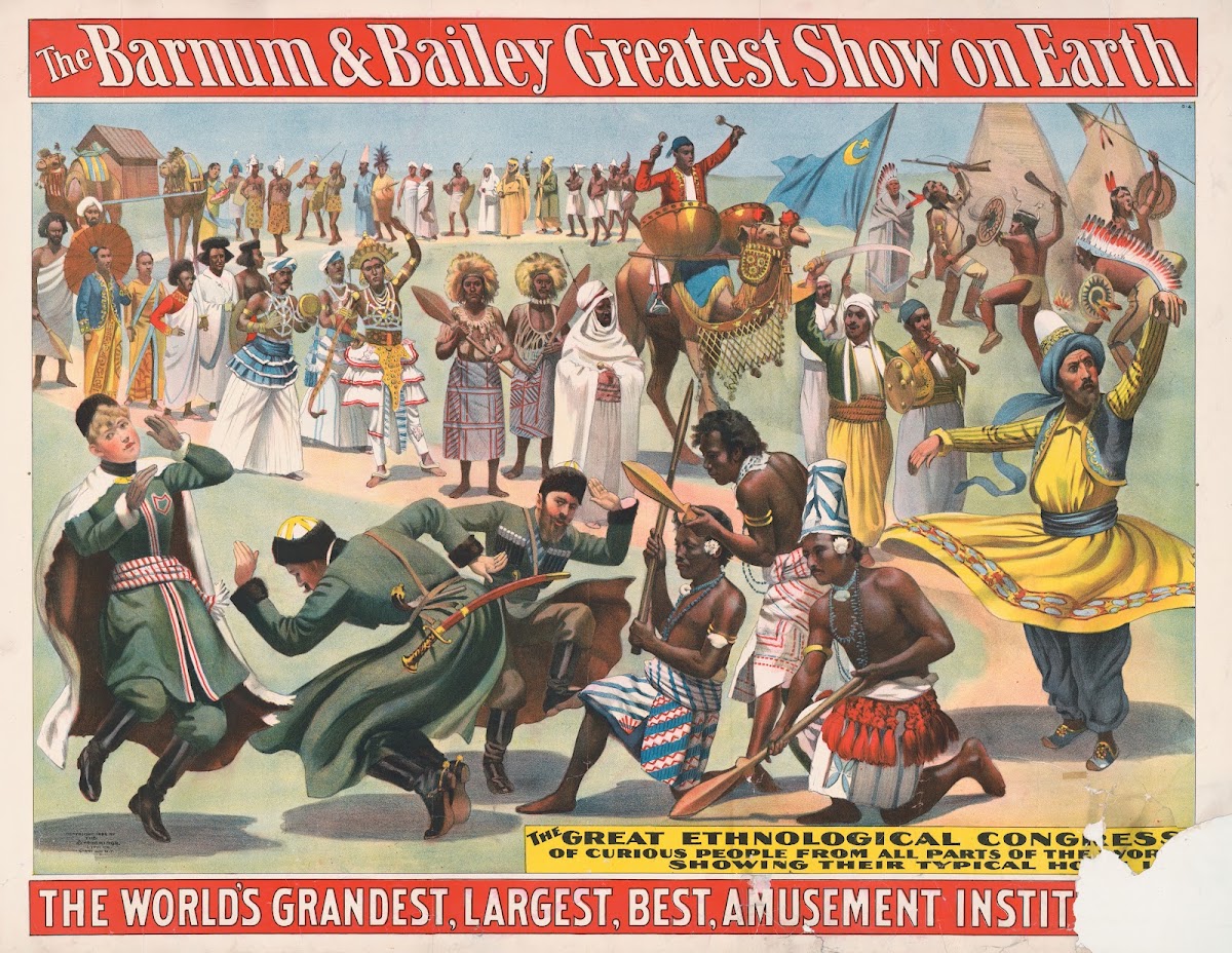 The worlds grandest largest best amusement institutionThe great ethnological Con