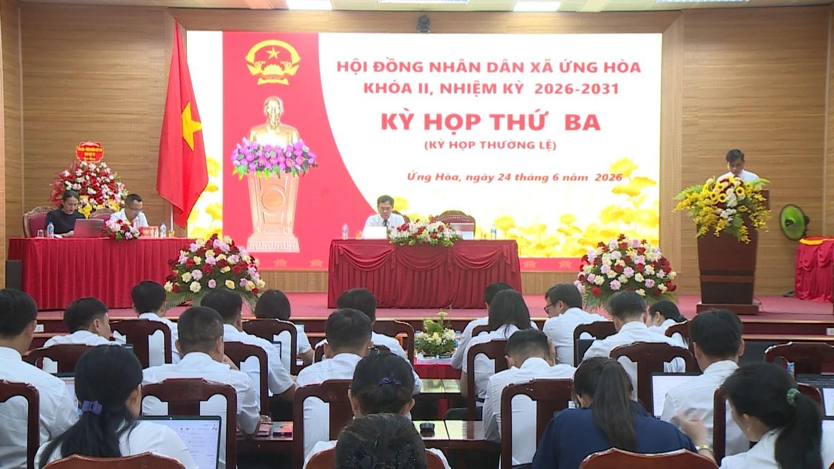 HĐND xã Ứng Hòa quyết nghị chỉ tiêu kinh tế - xã hội 6 tháng cuối năm 2026 - Đài Phát thanh và truyền hình Hà Nội