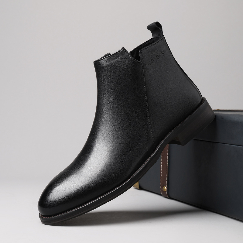 Fashionable Men's Leather Boots
