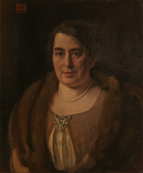 Adèle van Meekren de tweede echtgenote van Andries van Wezel 1912