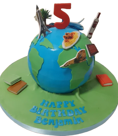 Globe Birthday Cake CB-NC046