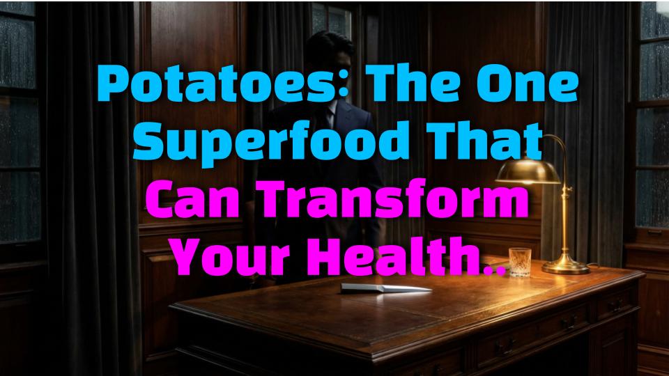 Potatoes: The One Superfood That Can Transform Your Health? Shocking Facts from Constipation to Arteriosclerosis!